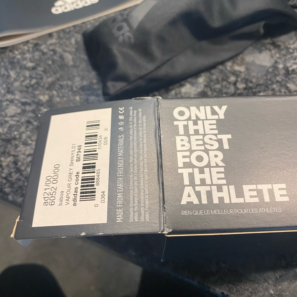 Adidas Designer Sunglasses Baboa in Vapor Grey Shiny & LST Active Silver Lens - Picture 3 of 5